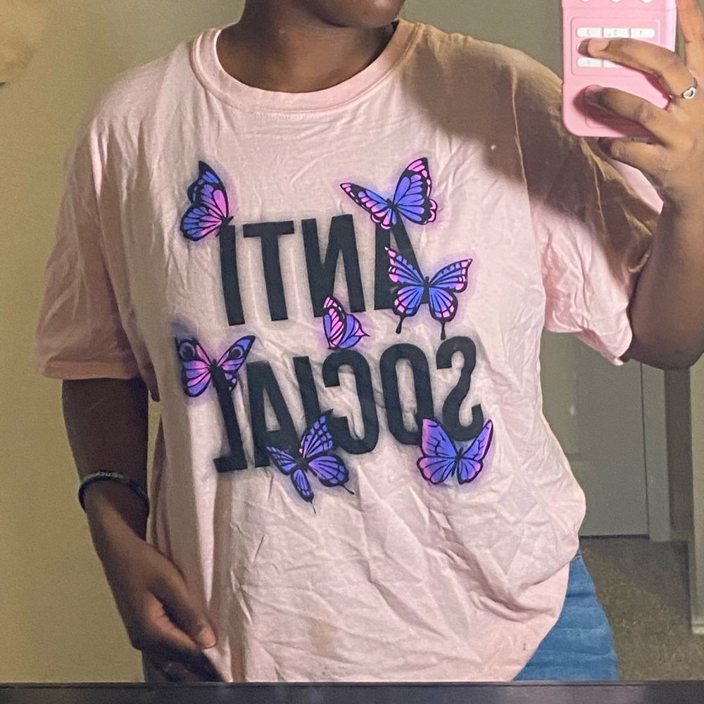 Pink Graphic Tee